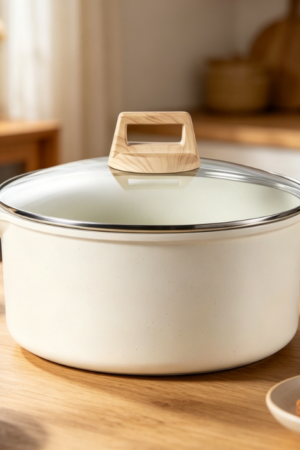 Easy-clean non-stick soup pot